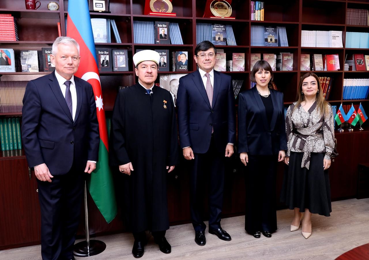 Fuad Muradov Polşa müftisi ilə görüşdü - FOTOLAR